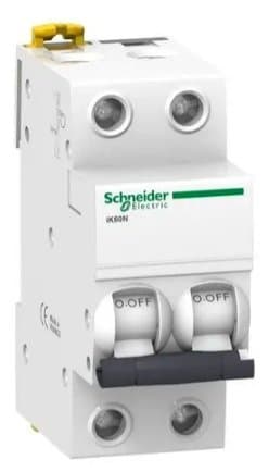 Termomagnetica 2x16 Schneider- 6ka C Ik60n Termica Bipolar 16a