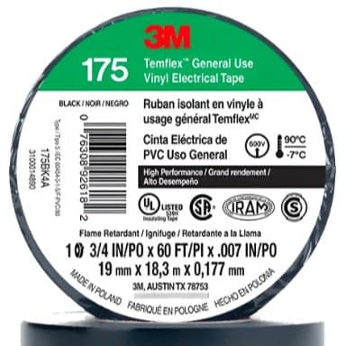 Cinta Aisladora Temflex 175 3m 3m66070