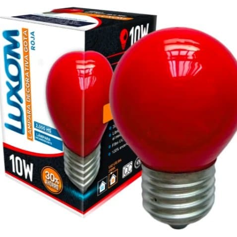 Foco Gota 10w Luz Rojo