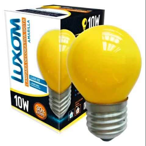 Foco Gota 10w Luz Amarilla